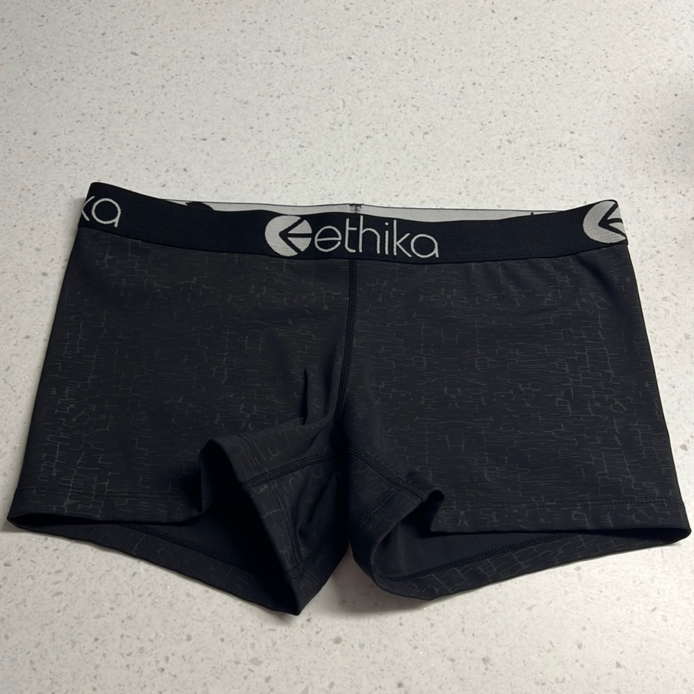 Women’s Ethika performance shorts.